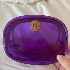 Purple See Through Tory Burch bag